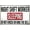 Warning Sign 4, variant on Metal Night Shift Worker Sleeping Aluminum Tin Sign - 12×8 Inches, Workplace Safety Notice Decor