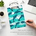 thumbnail image 5 of Coolnut Dolphin Clipboard, Acrylic Standard A4 Letter Size Clip Board with Low Profile Clip for Office, Classroom, Doctor, Nurse and Teacher, 12.5"x9", 5 of 7