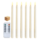 thumbnail image 1 of 6 Pzs Velas Led Decorativas Llama Realista Y Control Remoto Belug, Beige, 1 of 5