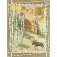 thumbnail image 2 of Phillips, Anita 15x18 White Modern Wood Framed Museum Art Print Titled - Moose Cabin, 2 of 4