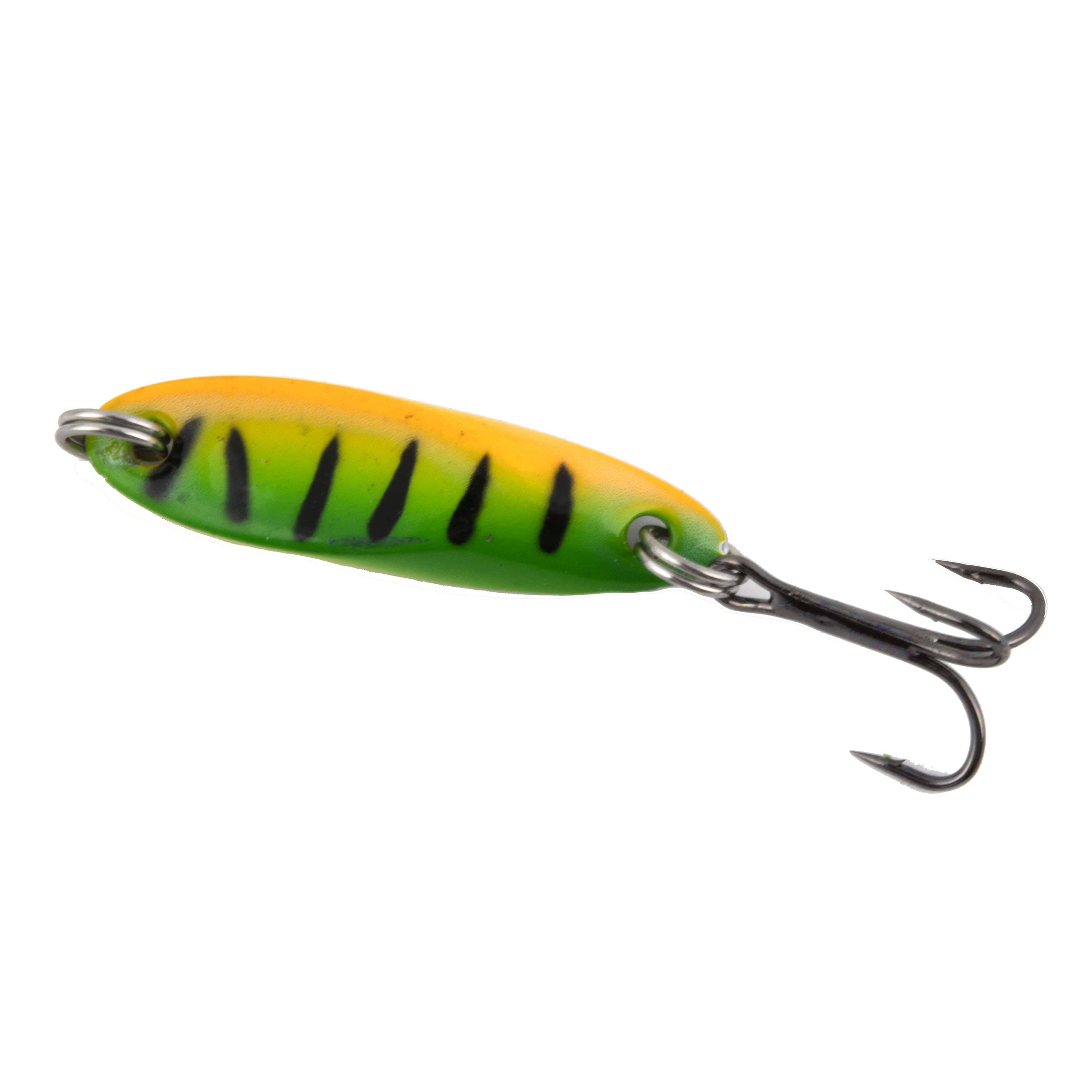 (3 pack) Ozark Trail 1/8 oz. Cast Spoon Fishing Lure, Fire Tiger