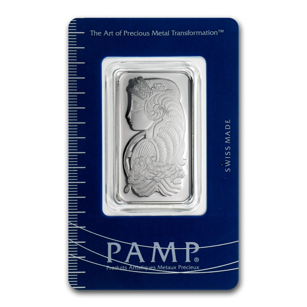 Pamp Suisse 1 oz Platinum Bar (In Assay)