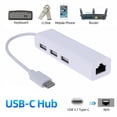 thumbnail image 3 of MesaSe USB-C Hub Portable High Speed Driver Free Type-C to USB 2.0/RJ45 Ethernet Card Docking Station for Computer, 3 of 8