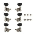 thumbnail image 4 of Tachiuwa 6 Pieces Tuning Keys Pegs Sturdy Guitar Tuner for Acoustic Guitars Accessory Black Single Hole, 4 of 9