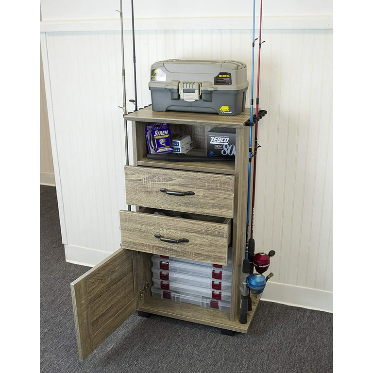  Home Fishing Gear Storage Cabinet Multifunctional