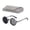 A003- Silver, variant on Sunglasses, 9-Speed Manual Adjustable Zoom, Black, 1 Pair with 1 Storage Case,Suitable for Outdoor Daily Driving
