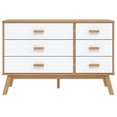 thumbnail image 6 of vidaXL Drawer Cabinet OLDEN Brown Solid Wood Pine, 6 of 11