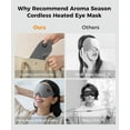 thumbnail image 3 of Aroma Season Heated Eye Mask, Warm Compress for Eyes, Cordless and Washable Design, Styes, Blepharitis, Chalazion, Gift for Men Women, 3 of 6