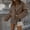 Brown, variant on Women's Crop Wool Blend Lapel Collar Trench Coat, Jackets for Women, Trench Coat Women, Cardigan Sweaters for Women