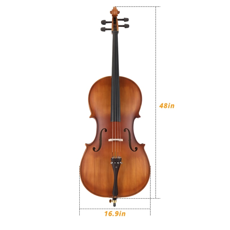 チェロ 4/4 フルサイズ Chello Ktaxon 4/4 Full Size Cello Set with Bag, Bow, Rosin & Bridge