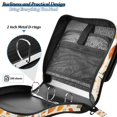 thumbnail image 4 of FORMRS Zipper Binder with Shoulder Strap 2-inch Ring 500 Sheet Capacity File Bag, Colorful Leaves, 4 of 5