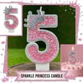 thumbnail image 2 of Numeral Birthday Candles, Cartoon Style Number Cake Toppers, Non-Toxic Wax, Decorative Birthday Party Favors for Toddler Boys Girls and Festive Celebrations, E, 2 of 6