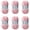 Cherry Blossom, variant on Loops & Threads Fluffy Chenille Yarn - Jumbo (7) 100% Polyester, Soft Fuzzy Yarn for Knitting & Crochet Blankets, Hats, Plushies & Sweaters, 23 yd / 10.58 oz Skein, 6 Pack