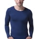 thumbnail image 1 of Sonducket Ropa interior térmica para hombre, cálida, , agradable a la piel, gruesa, capa base básica, vestido cálido, ropa de invierno Camisetas Azul real XXL, 1 of 6