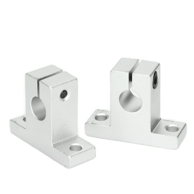 Linear Motion Rod Shaft Guide,2pcs Linear Motion Shaft Linear Motion Ball Bearing Sliding Bearing Unit Support Top-Notch Performance