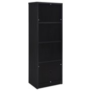 Winfield 3-shelf Media Tower Entertainment Pier Black