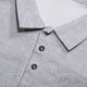 thumbnail image 5 of Gibobby Playera Tipo Polo Hombre Polo de piqué de Manga Corta Camisa de Polo para Hombre(Gris,CH), 5 of 5