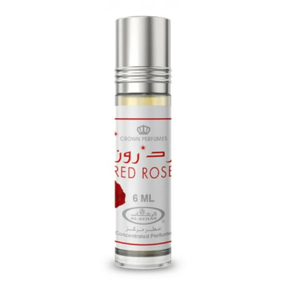 Al Rehab Red Rose Concentrated Perfume Oil, 0.2 Ounce 6 ml