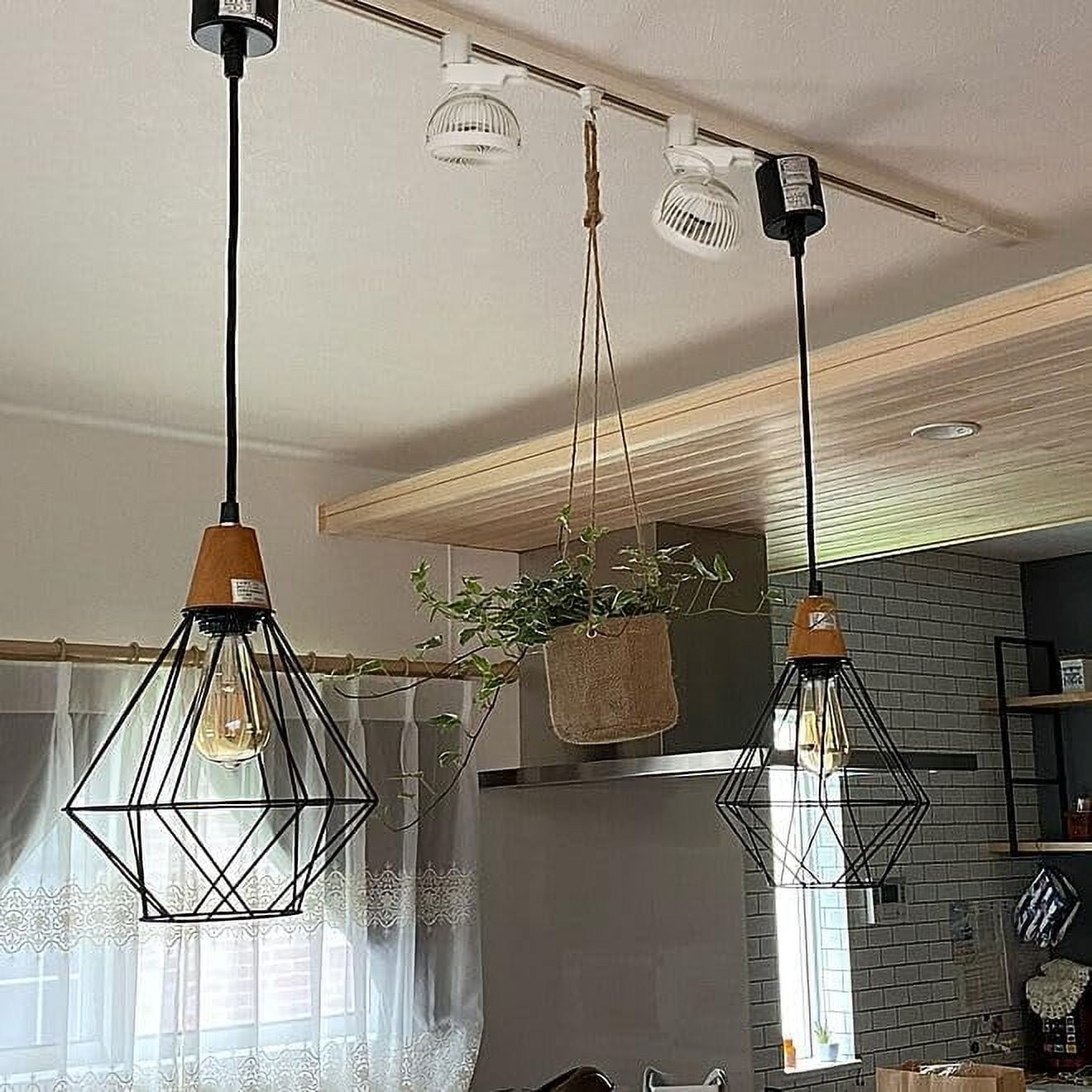 KAYYELAMP H-Type Track Ceiling White Mini Fan Easy To Install Adjustable Angle Simple Design For Home Kitchen Counter