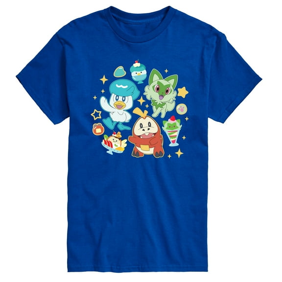 Pokémon - Sprig Fuec Quax Cafe - Men's Short Sleeve Graphic T-Shirt