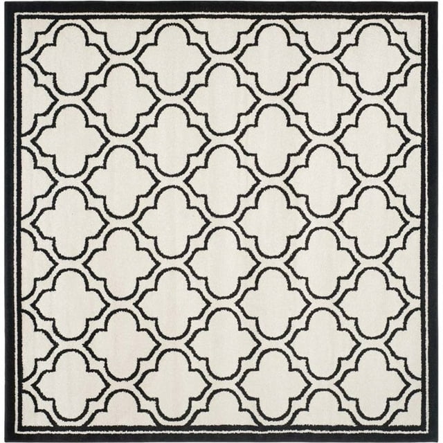Safavieh Amherst Tapis Intérieur Extérieur Ivoire - Carré 7 Pieds