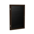 thumbnail image 4 of Ghent's Vinyl 36" x 24" 1 Door Enclosed Flannel Letterboard in Burgundy Red, 4 of 6