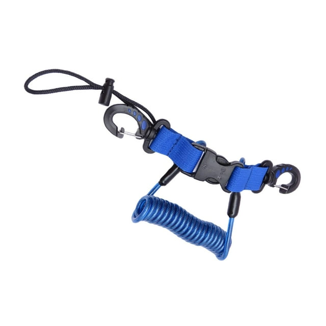 Cordón de cámara Cola de buceo con hebilla de liberación rápida Anti Azul