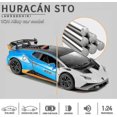 thumbnail image 2 of 1:24 Alloy Die Casting Car Model For Lamborghini Huracan Sto 2021, Pull Back Car Model Car Toys Gift For Children 3 To 12 Years Oldbluerx3988, 2 of 2
