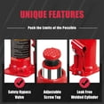 thumbnail image 3 of Big Red 10 Ton Welded Bottle Jack Hydraulic Car Jack (20,000 lbs) Capacity, red, W910R, 3 of 6
