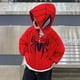 thumbnail image 4 of Chaqueta con capucha de Spiderman para niños, sudadera con dibujos animados, abrigos para niños, ropa para niños al aire libre, ropa de abrigo informal para mantener el calor, primavera, otoño, 4 of 4