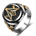 thumbnail image 1 of Masonic Ring for Men, Tree of Life Masonic Freemason Ring, Gold Freemason Symbol Masonic Rings, Hip Hop Biker Ring, Religious Amulet Ring, Punk Masonic Jewelry Gift for Men Boys (9), 1 of 2