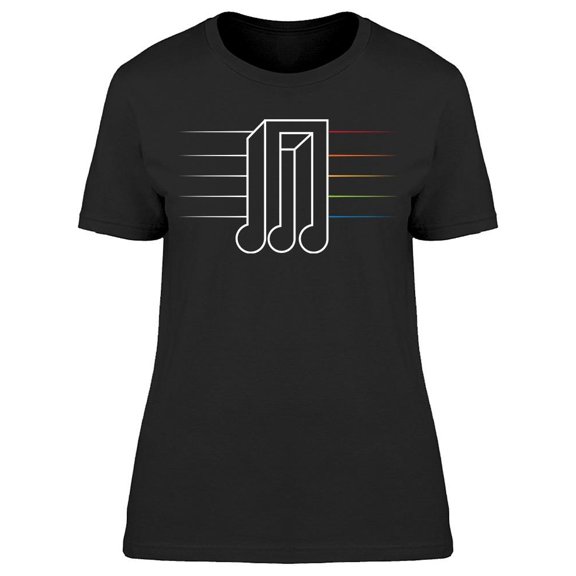 Music Notes Graphic Women's T-shirt