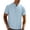 #05 Light Blue 【Mix & Match: Stock Up on Your Favorite Colors】, variant on Men's Short Sleeve T-Shirt With Pocket Quick Dry Summer Top Stand Collar Button Henley Stretch Soft 95 Polyester 5 Spandex Casual Daily Travel Beach Holiday Streetwear Must