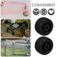 thumbnail image 2 of Shisuyan 4pcs Replacement Wheel For Small Shopping Carts Utility Carts Replacement Shopping Basket Wheel Plastic Cart Replacement Wheels (2 Inch), 2 of 8