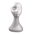 thumbnail image 1 of HEVIRGO Female Mannequin Head Dummy Model Display Stand for Wig Jewelry Headphone Hat, 1 of 8