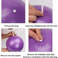thumbnail image 4 of Pelota de yoga Suave shamjiam 6 Uds Pelota de gimnasia de yoga, 4 of 9
