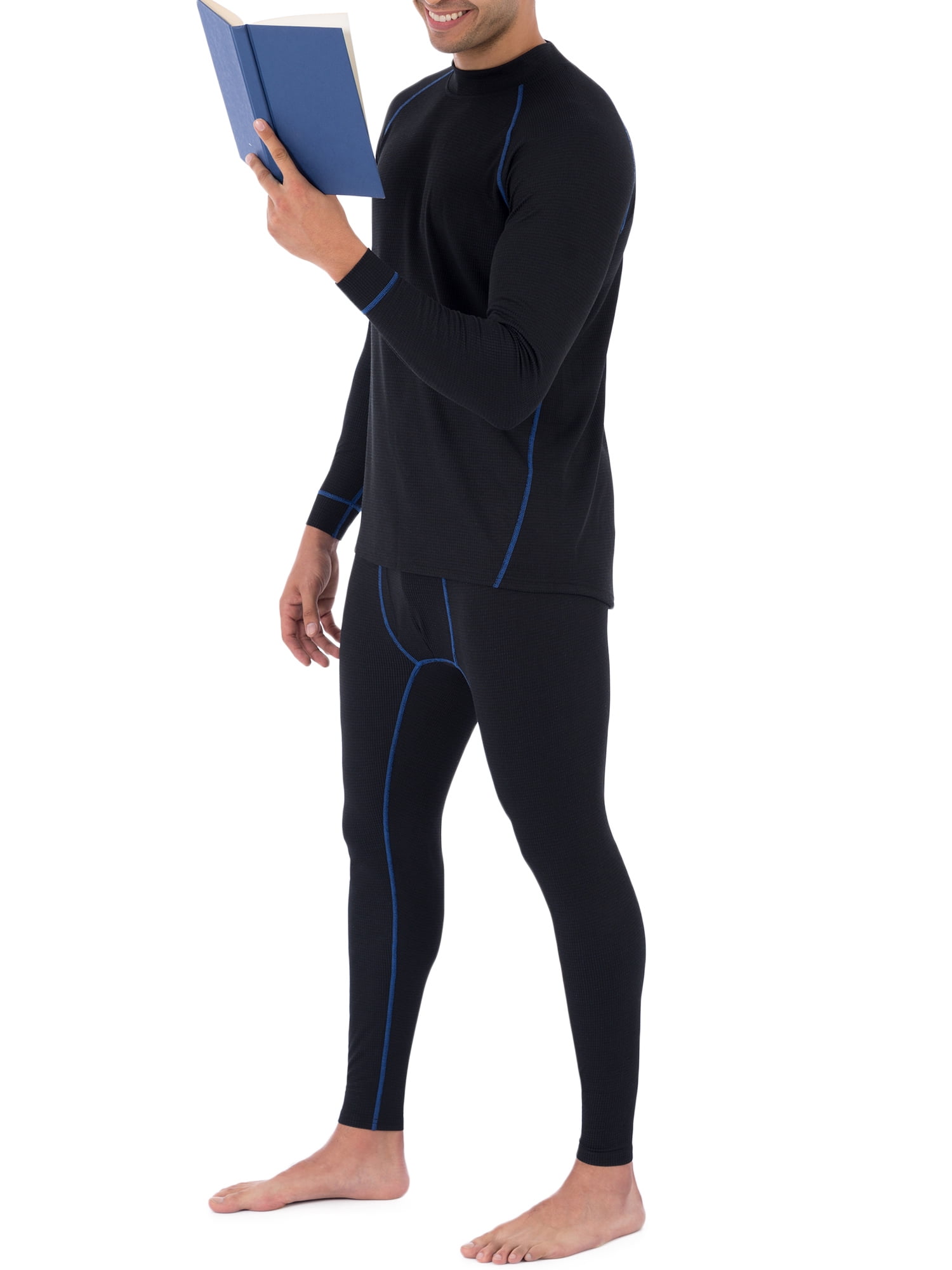 Russell Mens & Big Men's L3 Tech Grid Baselayer Performance Thermal Underwear Pant, Sizes M-5XL
