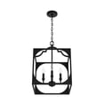 thumbnail image 5 of Hunter - Highland Hill 4-light Rustic Iron, Medium Size Pendant Light, Dimmable, Formal Style, Lantern Shaped, for Bedrooms, Dining, Living Rooms - 19285, 5 of 8