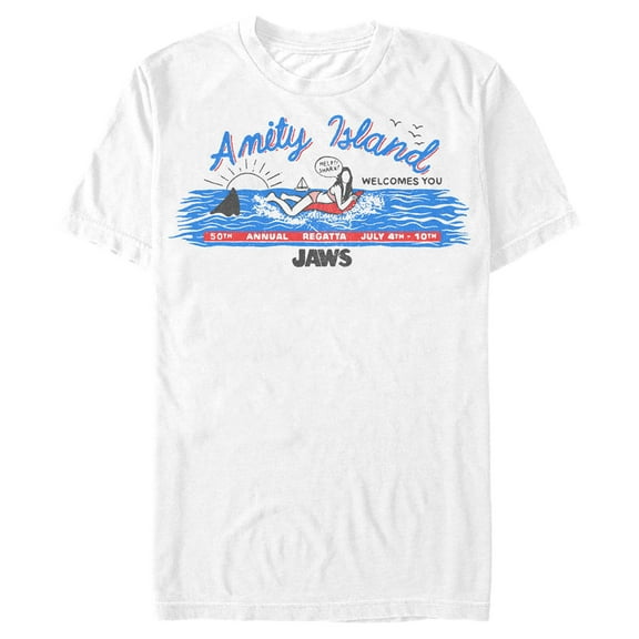 Men's Jaws Amity Island Billboard Graphic T-Shirt