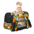 thumbnail image 6 of Tangerine Sherpa Pet Carrier Bag for Dogs and s - Fabric 900D Oxford Cloth Base Material with Nylon Webbing - 17x10x11.8 in/43x26x30 cm - Portable and Comfortable Travel, 6 of 7