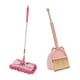 thumbnail image 3 of Juego de limpieza para el hogar con mini recogedor y escoba para niños. Escoba y recogedor para niños. Rosa, 3 of 9
