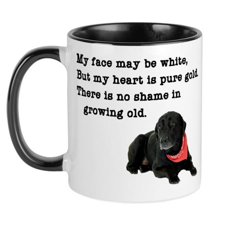 

CafePress - Old Black Lab Mug - Ceramic Coffee Tea Novelty Mug Cup 11 oz