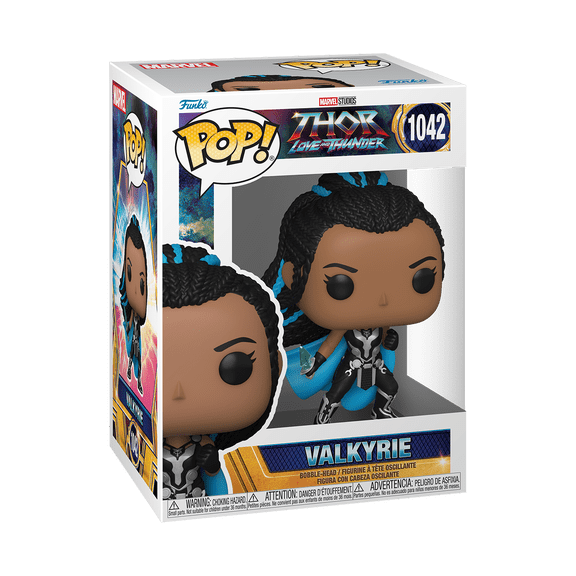 Collectible Funko Pop! Marvel: Thor Love and Thunder - Valkyrie Vinyl Bobblehead