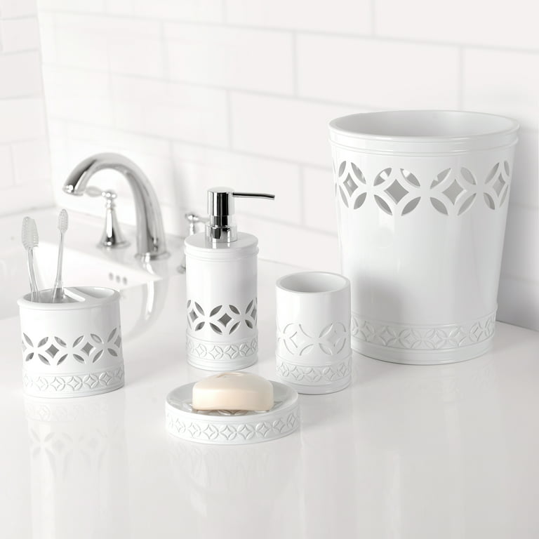 Beringer Bathroom Tray White - Allure Home Creations