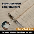 thumbnail image 4 of Fabric Texture PVC Fabric textile base Peel and Stick Wallpaper Self Adhesive Linen Look Wall cover Waterproof Washable Removable Vinyl Roll for Living Room Bedroom Accent Wall DIY Wallpaper self-adh, 4 of 12