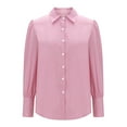thumbnail image 6 of Dagugfen Womens Dress Shirts Button down Long Sleeve Collared Neck Business Casual Shirts for Women, 6 of 8