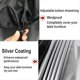 thumbnail image 4 of Round cover, 230 x 110 cm Round cover for outdoor furniture Round Oxford cloth Material Waterproof Dustproof and tear-resistant with Large, 4 of 5