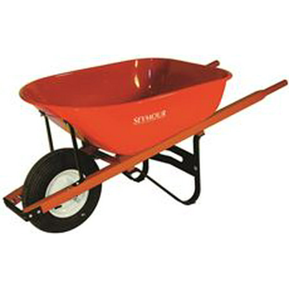 Seymour Wheelbarrow, 6 Cu. Ft. With Steel Tray