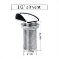 thumbnail image 2 of Válvula de Escape de Ventilación de Tanque de Aceite con Orificio de Aire Universal de Acero Inoxidable 316 de 1/2 Pulgada para , RV,, 2 of 6