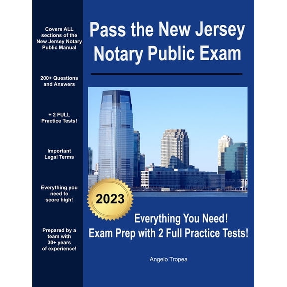 Pass the New Jersey Notary Public Exam: Everything You Need - Exam Prep with 2 Full Practice Tests!, (Paperback)
